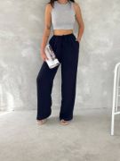 Ayrobin Oversize Pantalon - Lacivert resmi